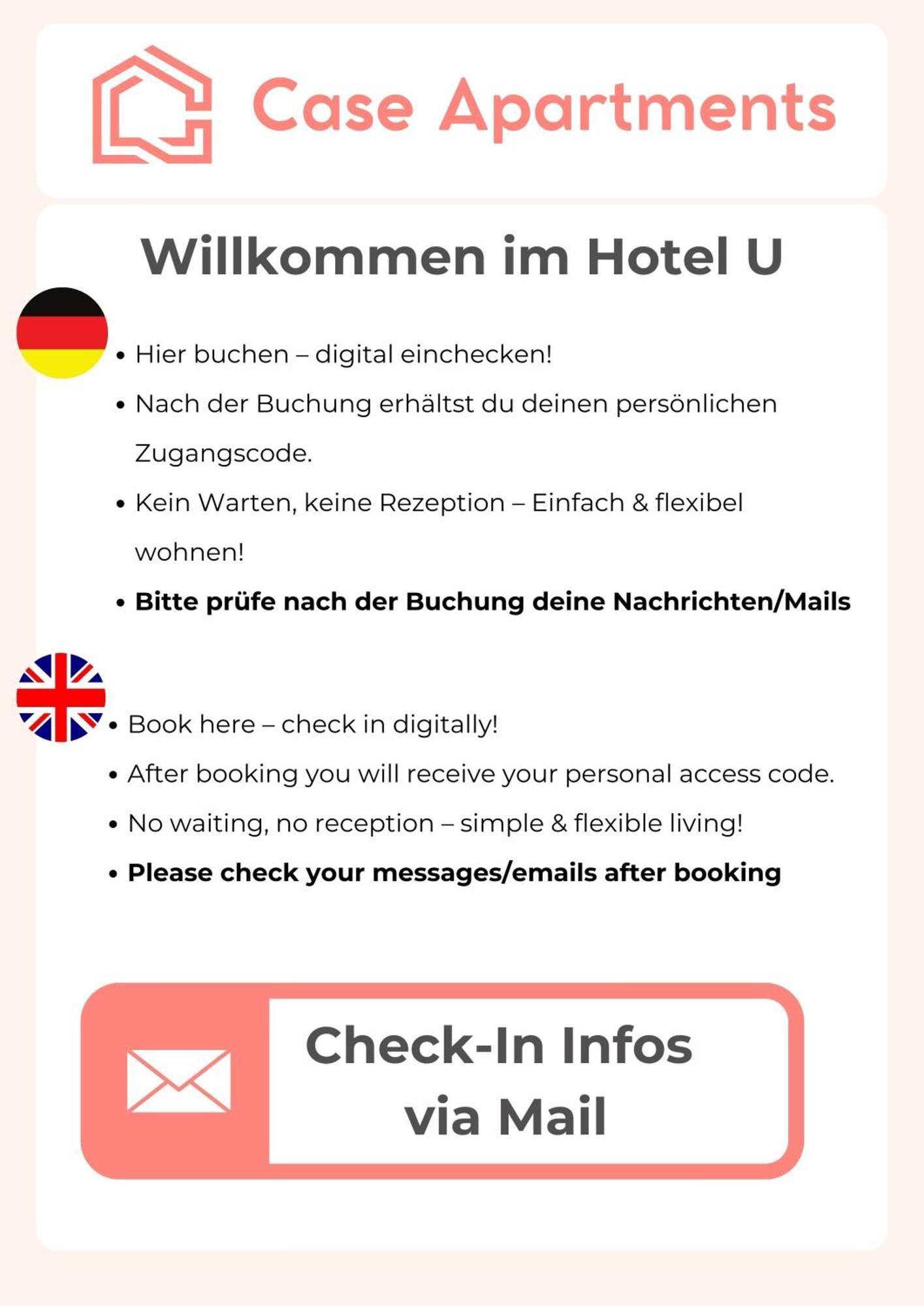 Hotel U Muelheim Free Parking Highspeed Wifi ミュルハイム・アン・デア・ルール エクステリア 写真